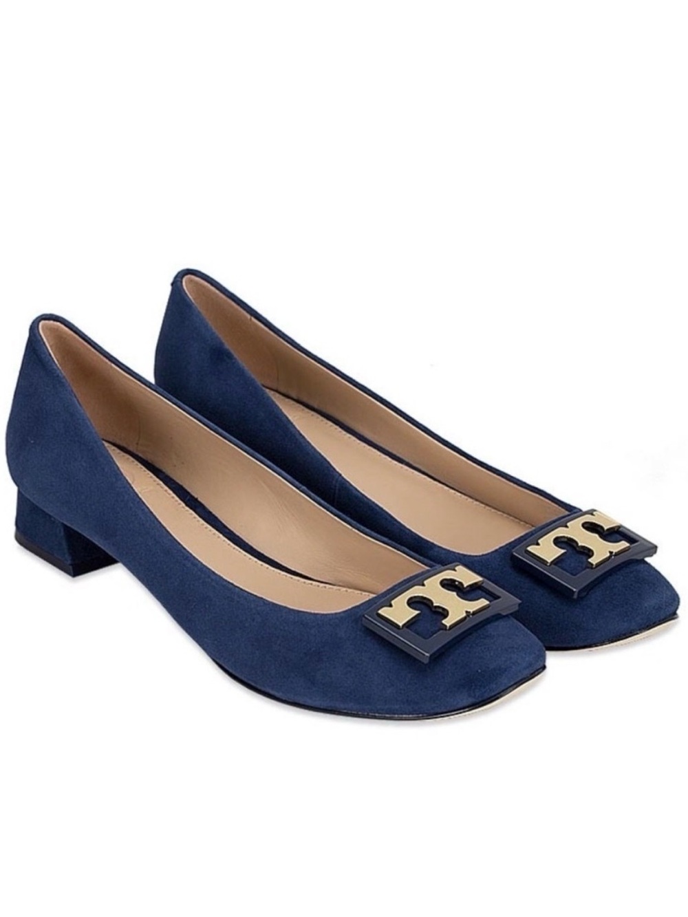 Tory Burch Gigi Suede Pump Navy